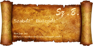 Szabó Bulcsú névjegykártya